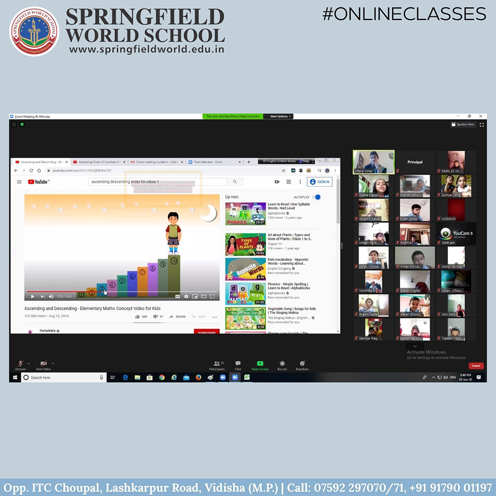 Online Class - Springfield World School